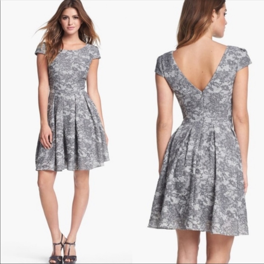🖤Host Pick🖤Betsy Johnson Black Lace Print  Dress